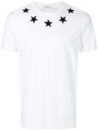 Givenchy Cuban-fit Star Appliqué T-shirt - White