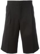 Plac Pleat Detail Shorts, Men's, Size: Small, Black, Cotton/rayon/polyurethane