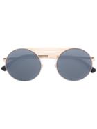 Mykita - Round Frame Sunglasses - Unisex - Plastic/stainless Steel - One Size, Grey, Plastic/stainless Steel