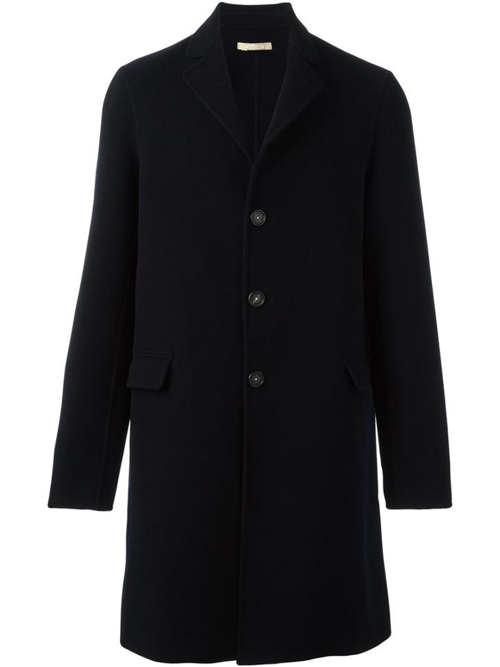 Massimo Alba 'austin' Coat, Men's, Size: 48, Blue, Viscose/virgin Wool