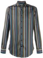 Etro Striped Long Sleeve Shirt - Neutrals