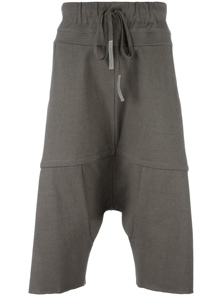 Lost & Found Ria Dunn Drop Crotch Shorts - Grey