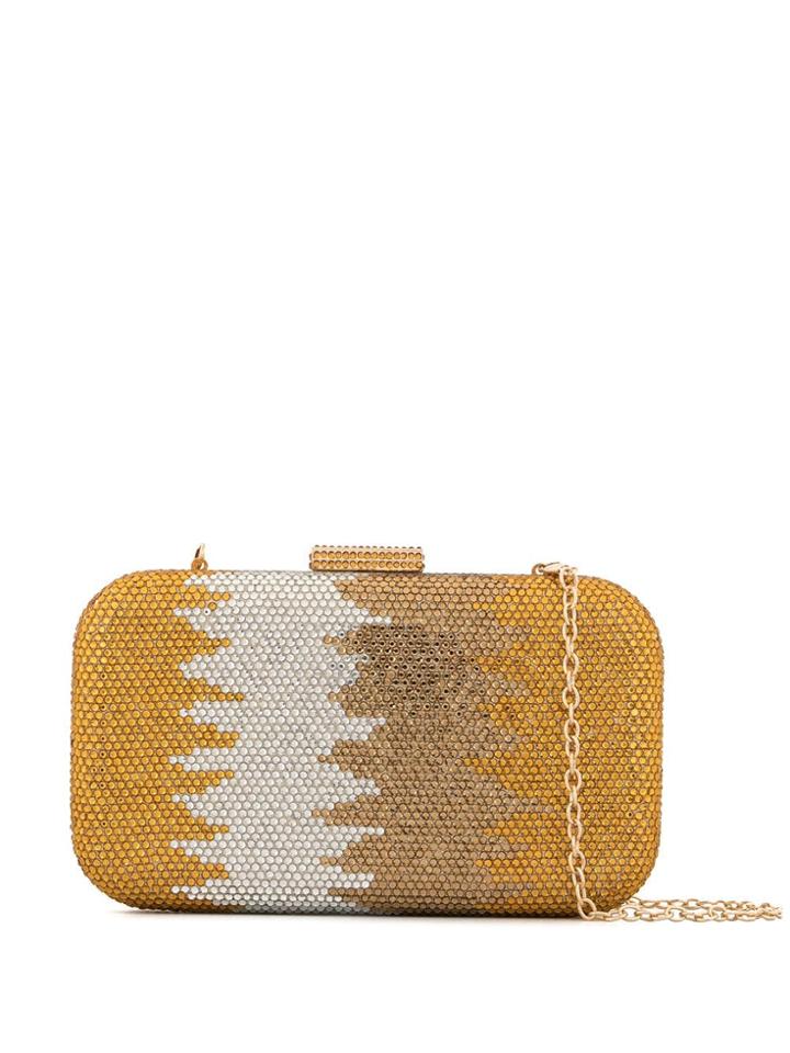 The Chic Initiative Aida Clutch - Gold
