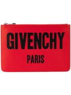Givenchy Signature Logo Pouch - Red