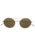Tomas Maier Eyewear Round Frame Sunglasses - Metallic