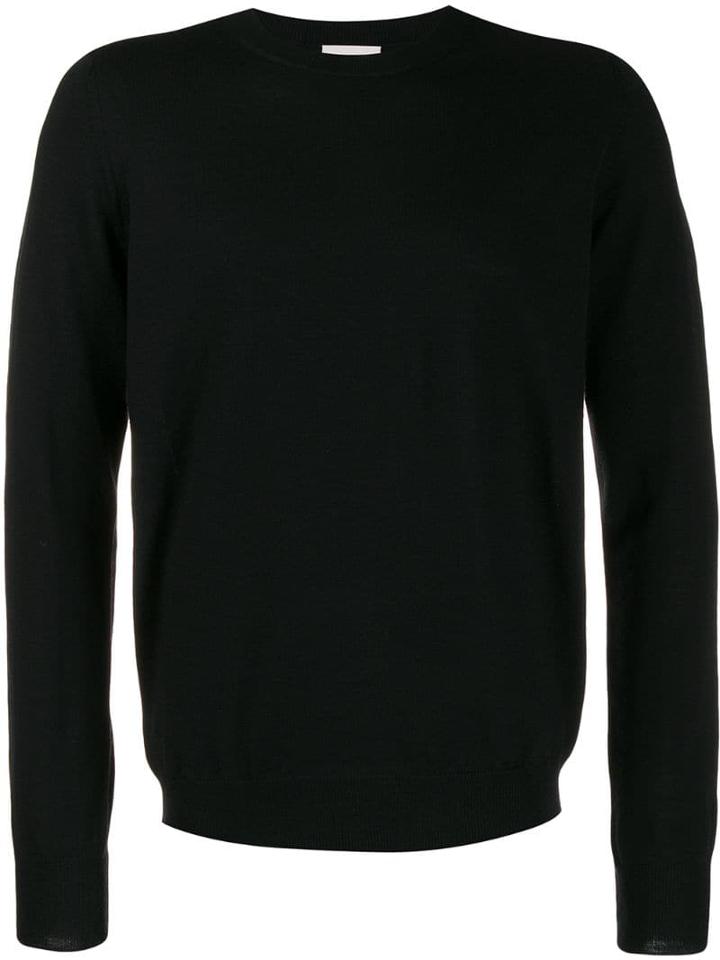Moncler Side Stripes Jumper - Black