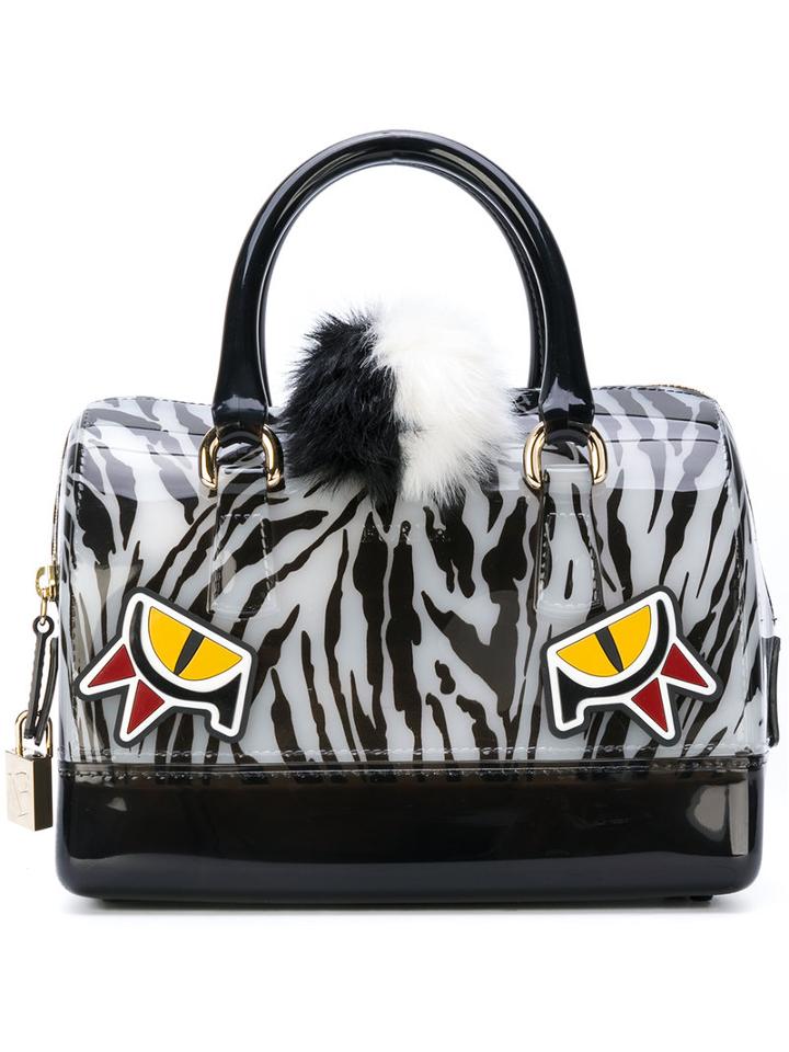 Furla - Candy Mini Crossbody Bag - Women - Rubber - One Size, Black, Rubber