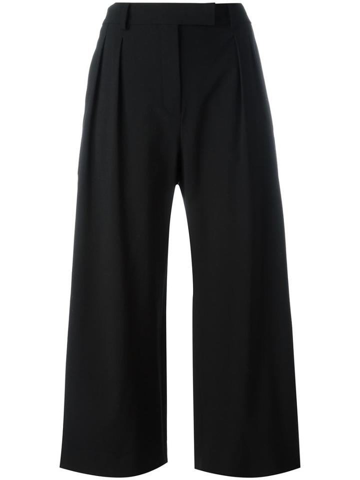 J.w.anderson Tailored Culottes, Women's, Size: 12, Black, Viscose/wool/spandex/elastane/cotton