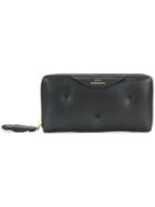 Anya Hindmarch Chubby Large Zip Around Wallet In Black Soft Nappa