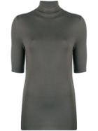 Thom Krom Stand-up Collar Jumper - Grey