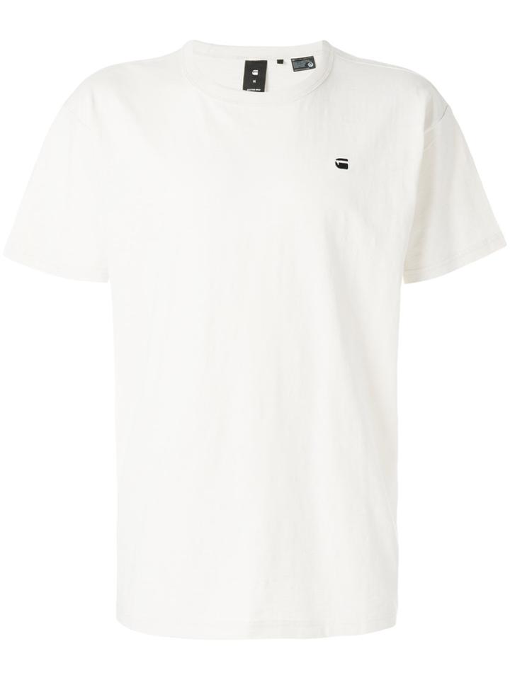 G-star Logo Patch T-shirt - White