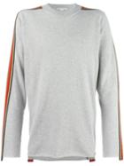 Stella Mccartney Ribbon Trim Jumper, Men's, Size: Large, Grey, Wool/cashmere/polypropylene