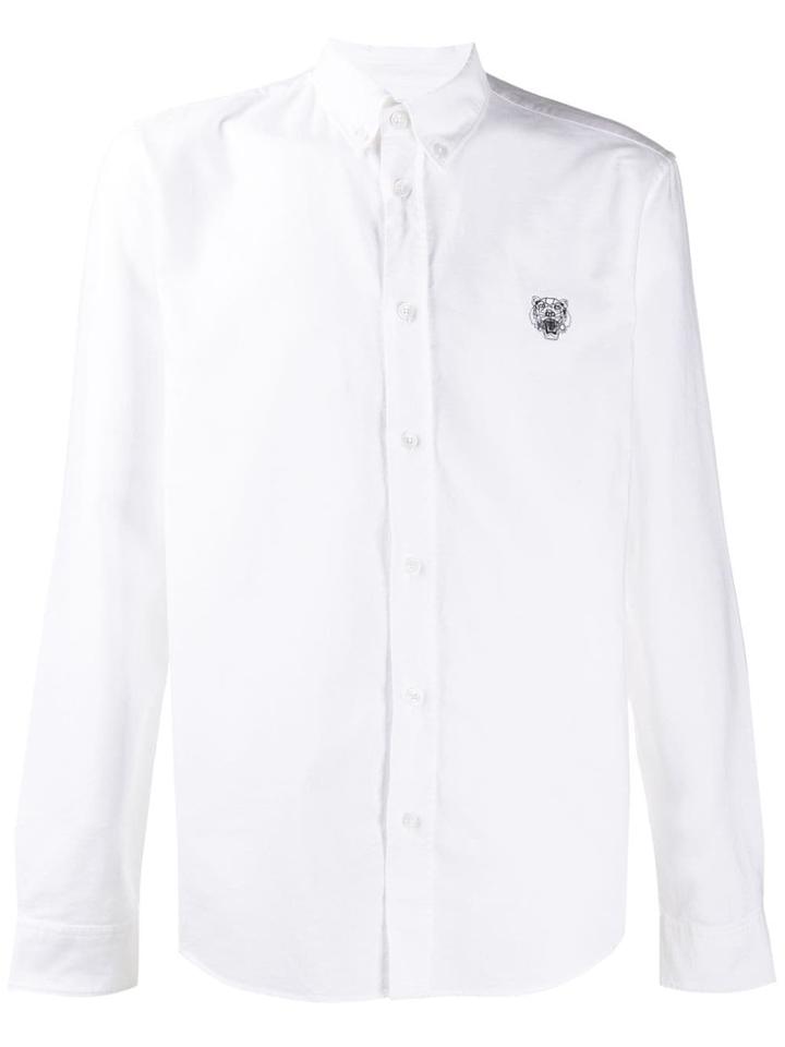 Kenzo Tiger Button Down Shirt - White