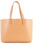 Mansur Gavriel - Top Handles Tote - Women - Leather - One Size, Women's, Yellow/orange, Leather