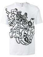 Comme Des Garçons Shirt Printed T-shirt, Men's, Size: Medium, Red, Cotton