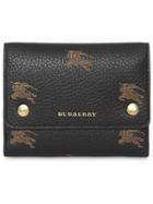 Burberry Small Ekd Leather Wallet - Black