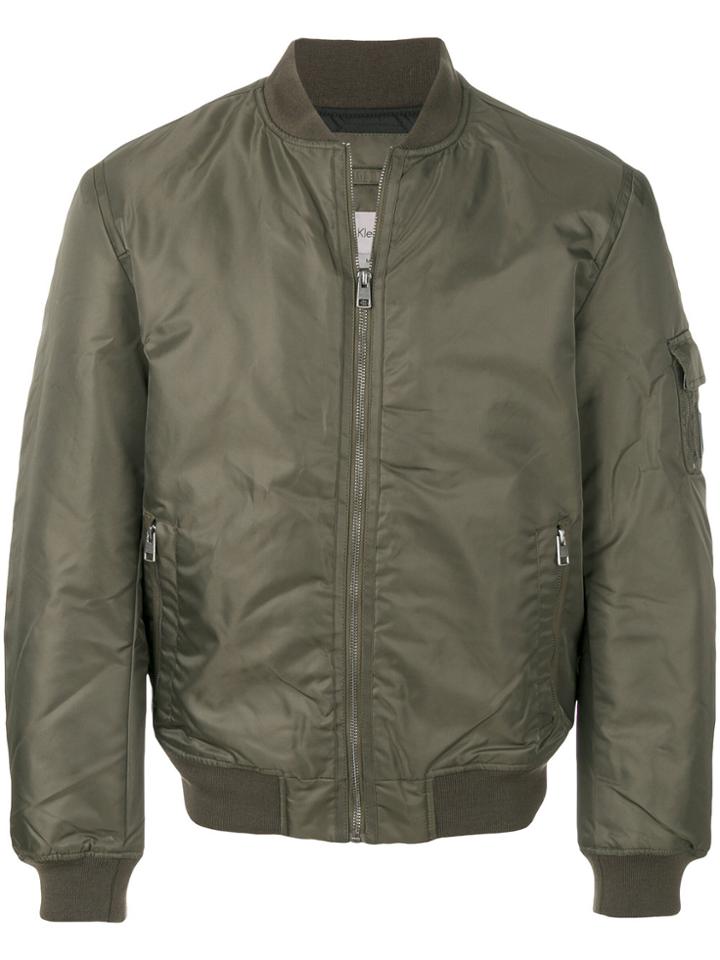 Calvin Klein Jeans Bomber Jacket - Green