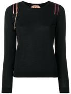 No21 Embellished Sweater - Black