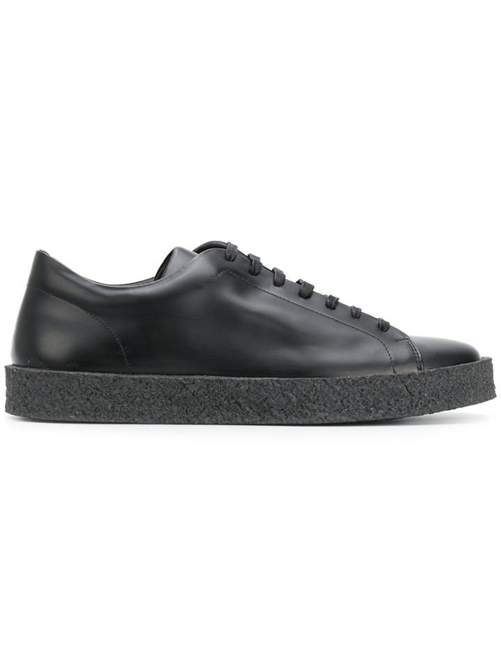 Jil Sander Low Top Sneakers - Black