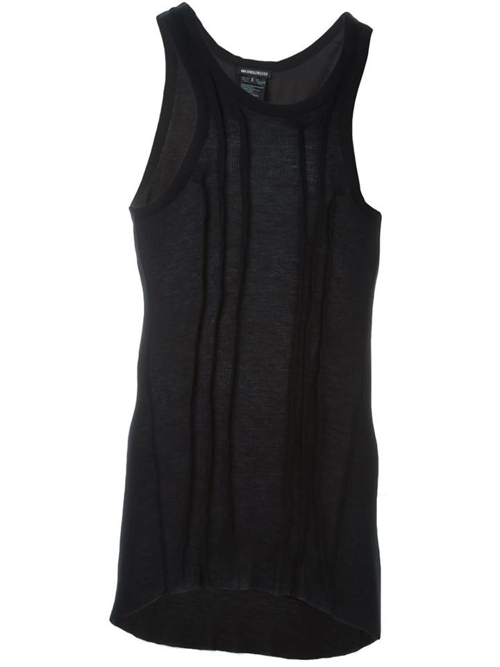 Ann Demeulemeester Fitted Tank Top
