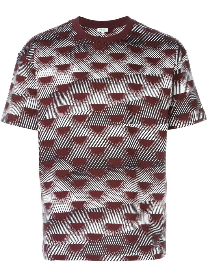 Kenzo 'nagai Star' T-shirt, Men's, Size: Medium, Pink/purple, Cotton