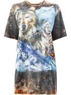 Balmain Oversized Wolf T-shirt - Multicolour