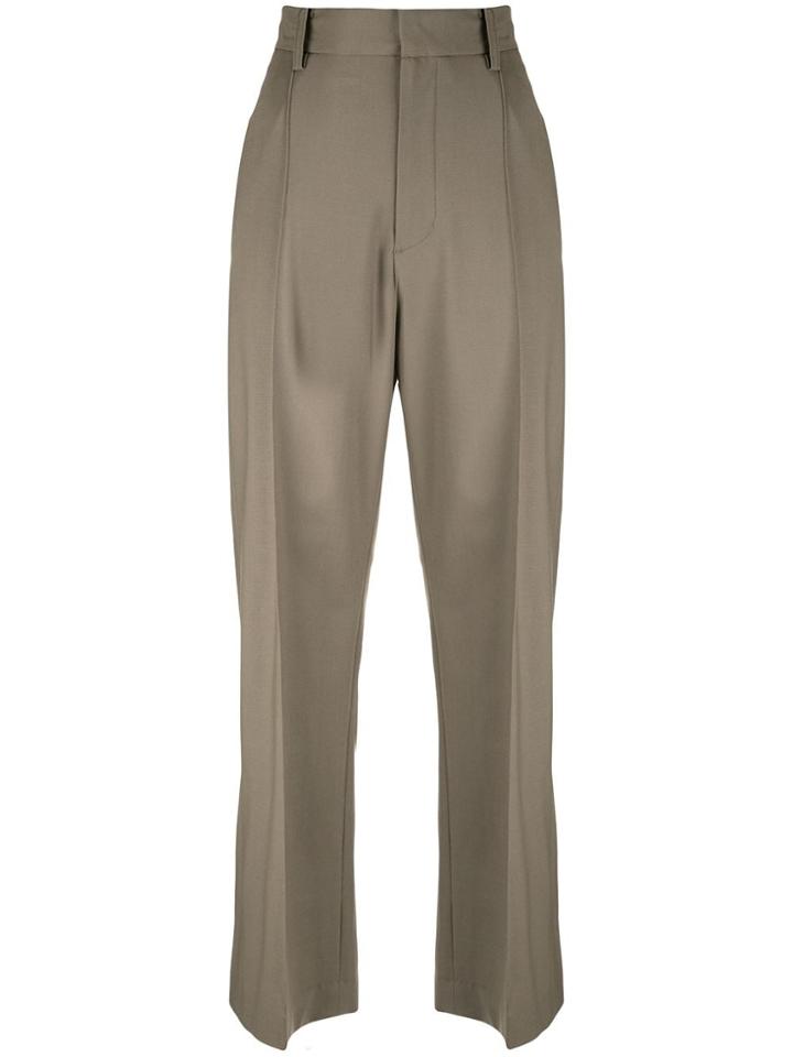 G.v.g.v. Tailored Straight Leg Trousers - Green