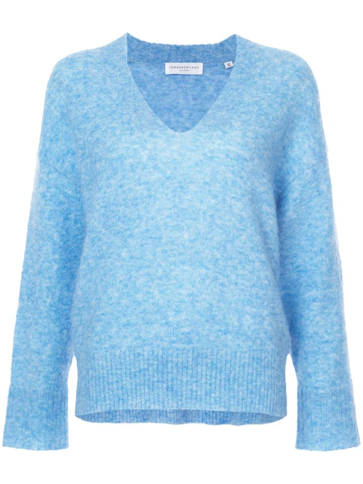 Tomorrowland V-neck Sweater - Blue