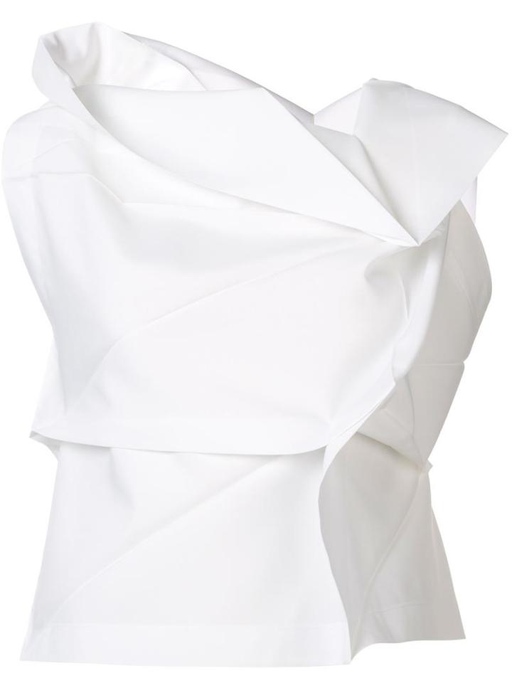 Issey Miyake 'no. 15' Blouse, Women's, Size: 3, White, Polyester