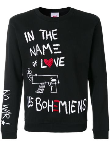 Les Bohemiens In The Name Of Love Sweatshirt - Black