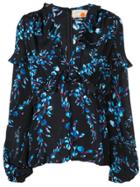 Nicole Miller Blossom Blouse - Black