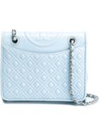 Tory Burch Medium Fleming Shoulder Bag, Women's, Blue, Leather/metal Other