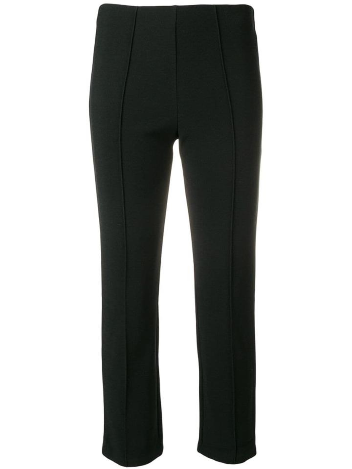 By Malene Birger Slim Fit Cropped Trousers - Black