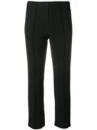By Malene Birger Slim Fit Cropped Trousers - Black