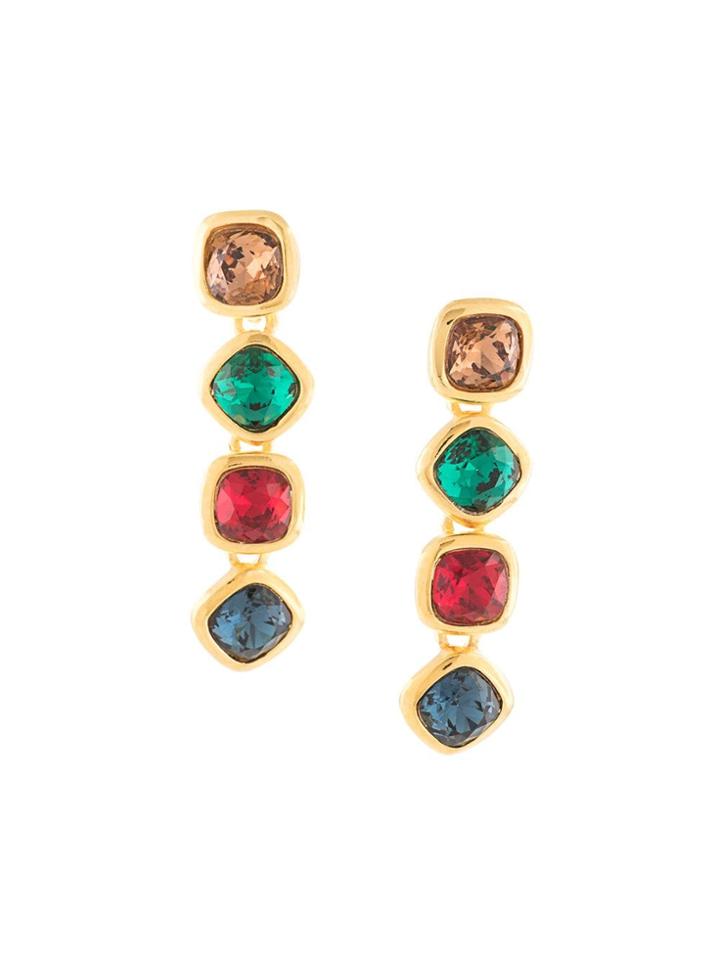 Kenneth Jay Lane Gemstones Drop Earrings - Multicolour