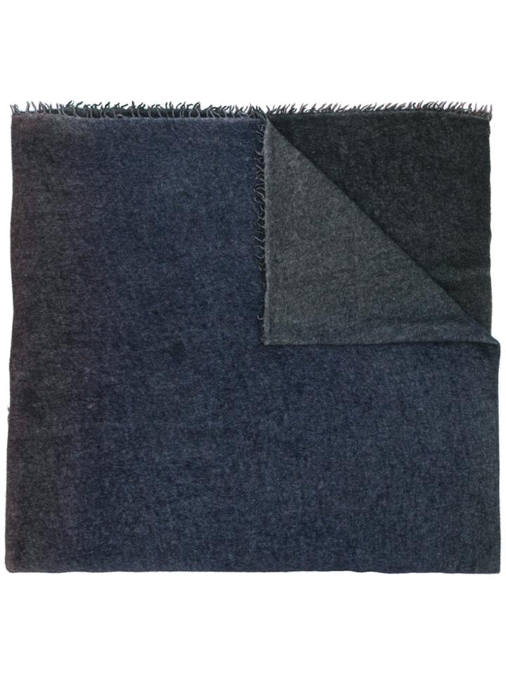 Faliero Sarti Adry Frayed Hem Scarf - Blue