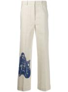 Ports 1961 Printed Straight-leg Trousers - Neutrals