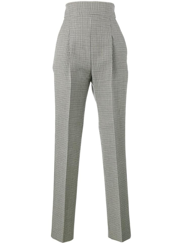 Philosophy Di Lorenzo Serafini High Waisted Houndstooth Trousers -