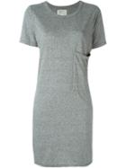 Current/elliott Ex Boyfriend Tee Oversize Pocket T-shirt, Women's, Size: 1, Grey, Polyester/cotton/rayon