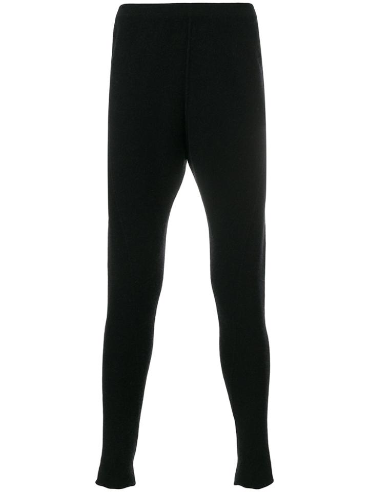 Label Under Construction Punched Thermal Trousers - Black