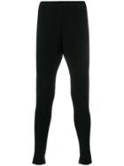 Label Under Construction Punched Thermal Trousers - Black