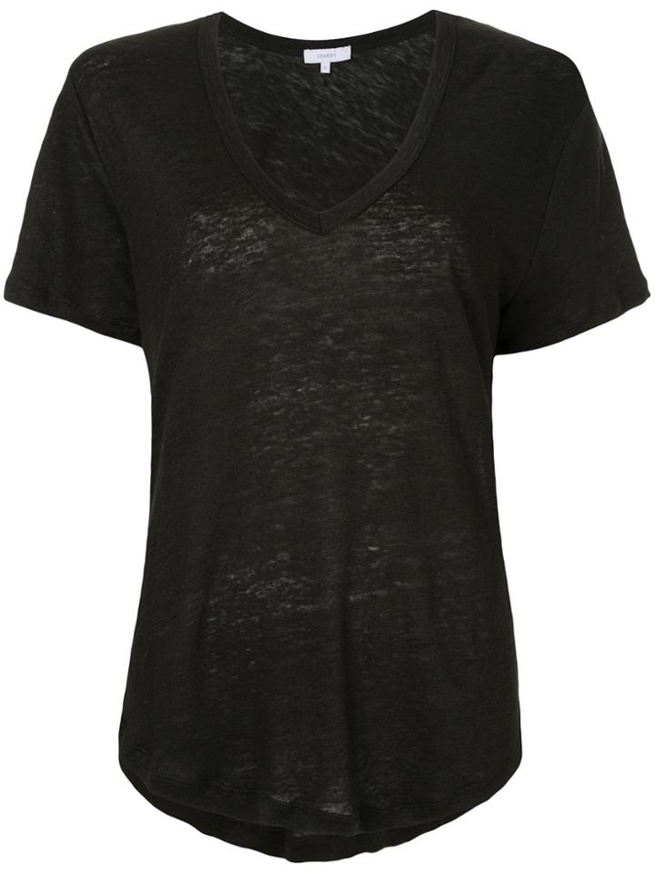 Venroy V-neck T-shirt - Black