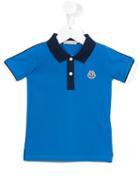 Moncler Kids - Classic Polo Shirt - Kids - Cotton/spandex/elastane - 9-12 Mth, Blue