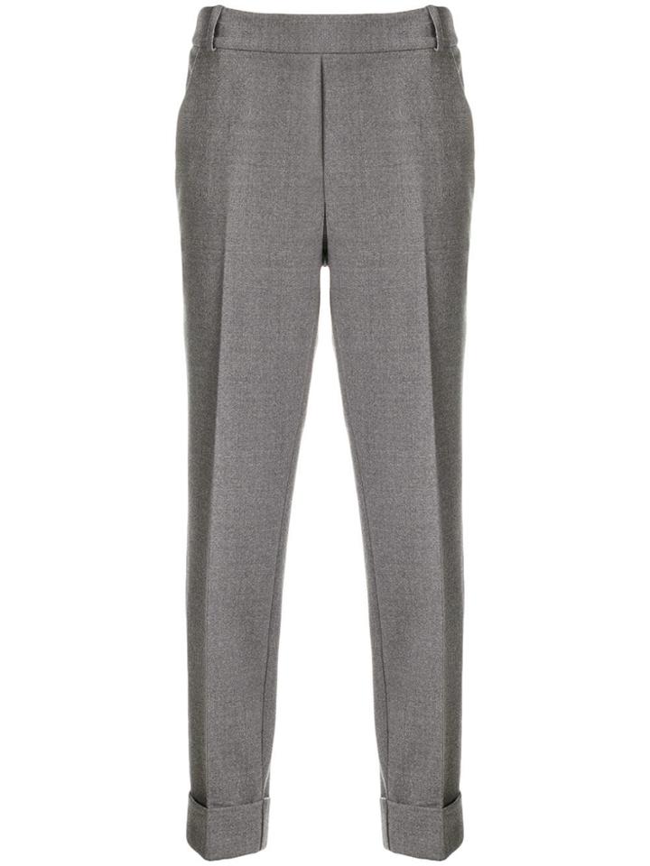 Kiltie Slim-fit Trousers - Grey