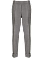 Kiltie Slim-fit Trousers - Grey