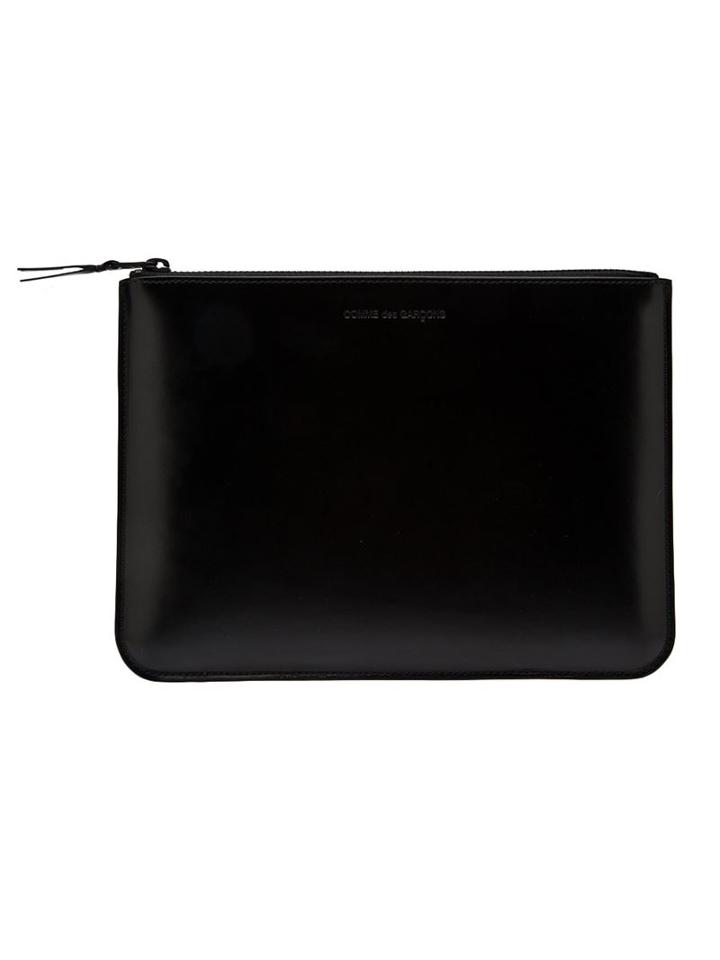 Comme Des Garçons Wallet 'very Black' Purse