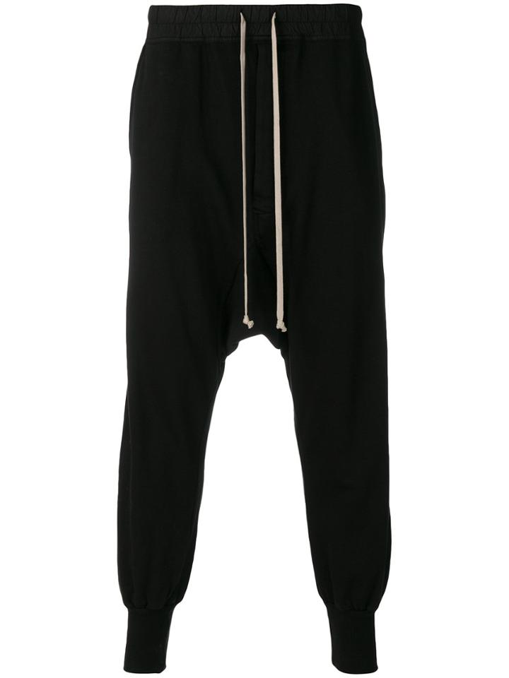 Rick Owens Drkshdw Loose Fit Track Trousers - Black