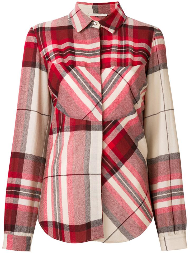 Marco De Vincenzo Plaid Shirt - Red