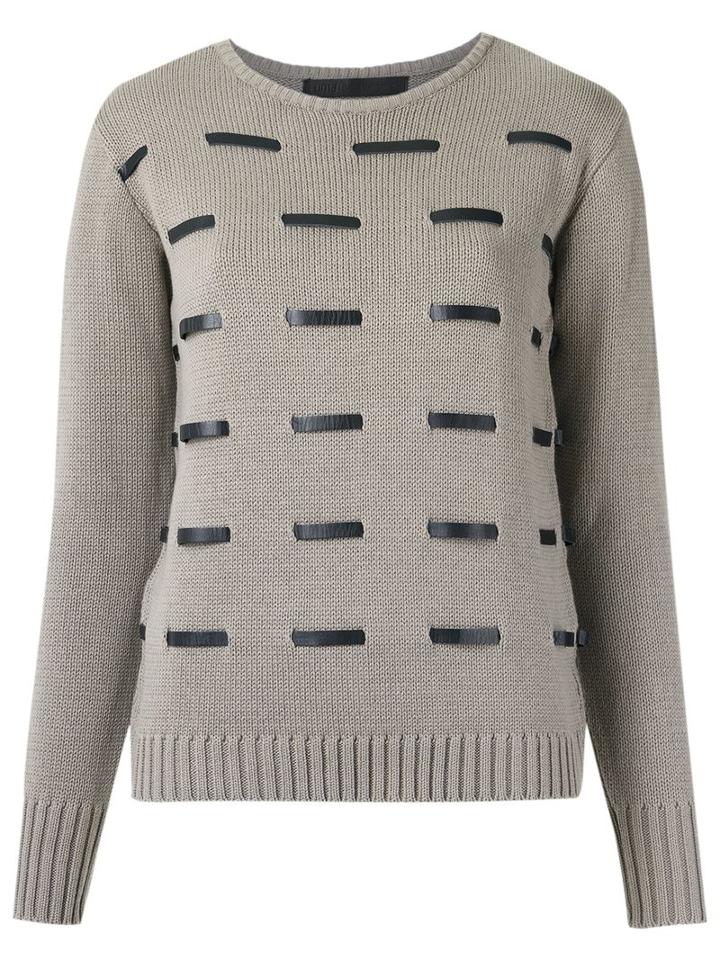 Uma Raquel Davidowicz - Knit Sweater - Women - Cotton/acrylic - P, Grey, Cotton/acrylic