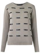 Uma Raquel Davidowicz - Knit Sweater - Women - Cotton/acrylic - P, Grey, Cotton/acrylic